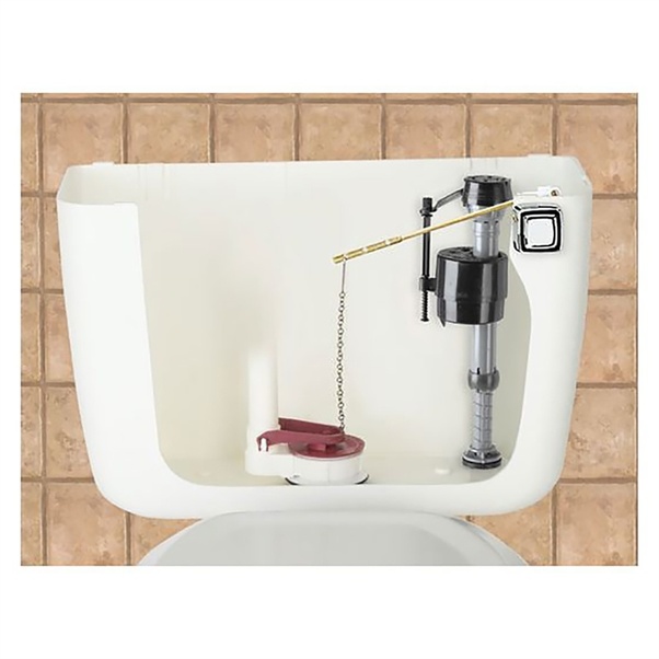 How to stop the water from constantly trickling from the toilet's tank