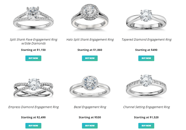 How many types of diamond ring setting are there? Quora