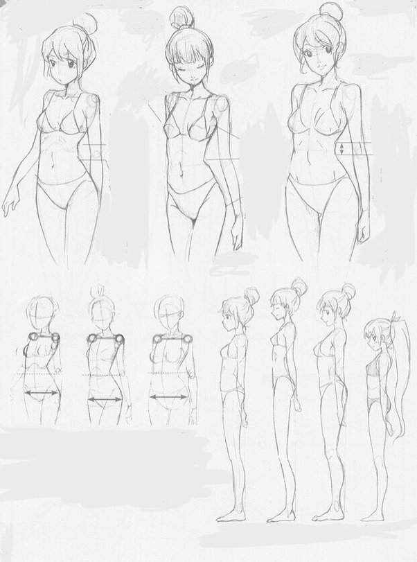 It�s Hard To Draw An Anime Character Body. How Can I Draw It? - Quora