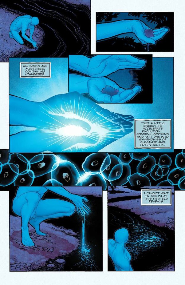 Could the comic book Dr. Manhattan destroy a Quora