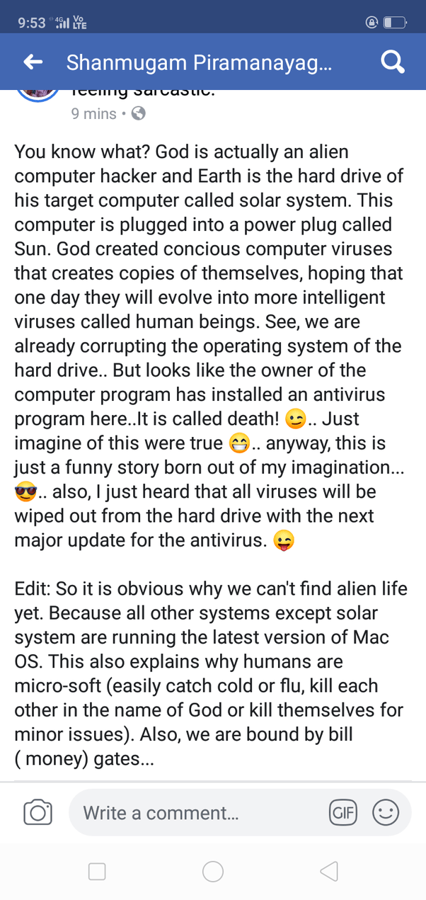 Can you write a funny story? Quora