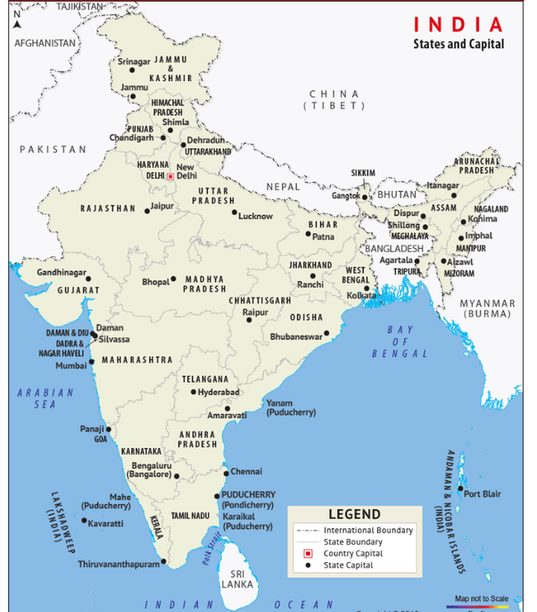What are the total number of states in India? Quora