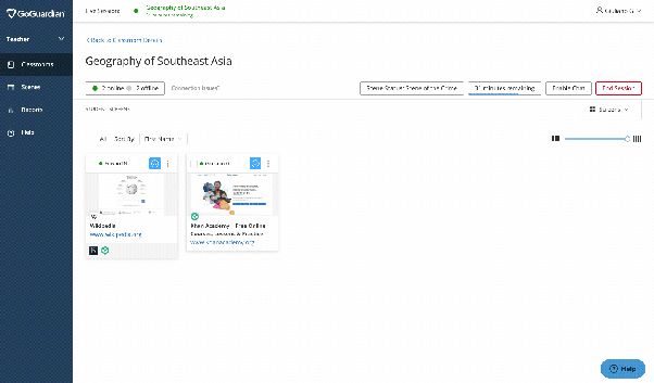 What is GoGuardian, and why do schools use it? What does the screen