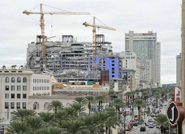 How long was the Hard Rock Hotel in New Orleans under