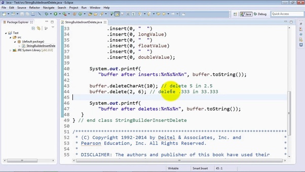 How to delete substring from original string in Java Quora