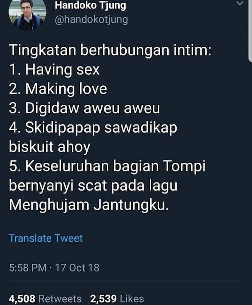 Apa yang dimaksud dengan &lsquo;skidipapap&rsquo; itu? - Quora