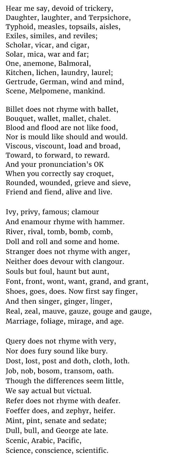 What is the most weirdly pronounced word in the English language? Quora