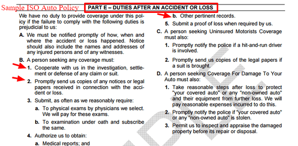 Is it customary for insurance companies to ask for a copy of a cars