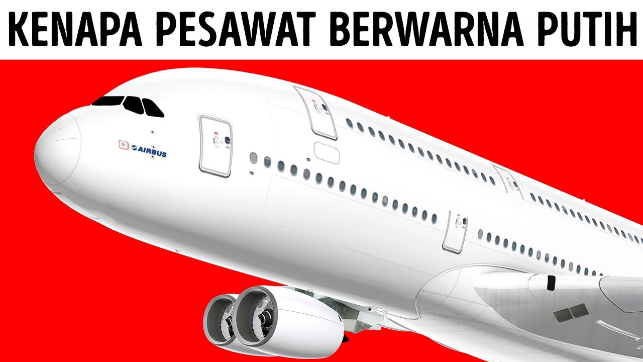 Mengapa pesawat komersial berwarna putih? - Quora