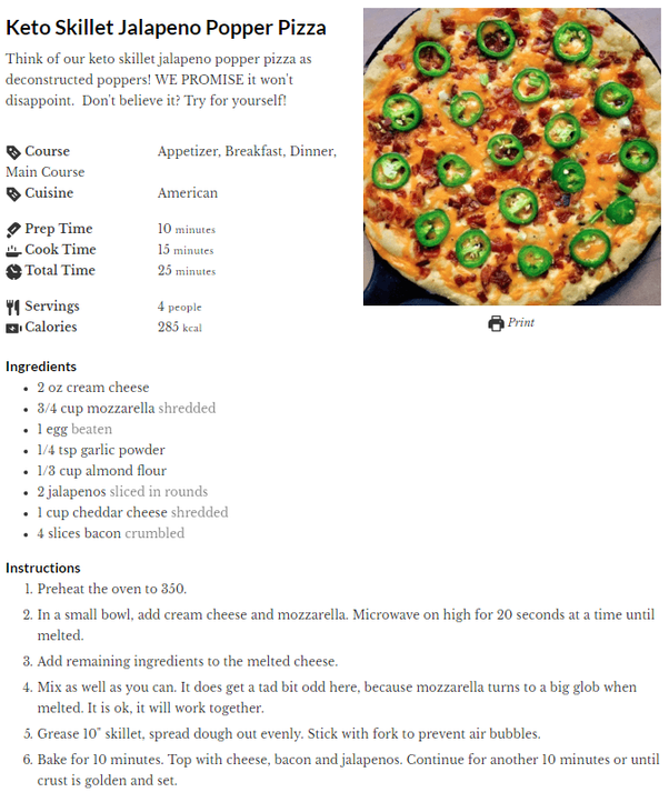 What are some specific ketogenic diet recipes? Quora