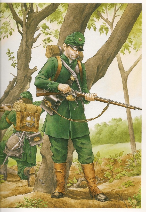 Why were army uniforms in the 1700s1800s so colourful around the world