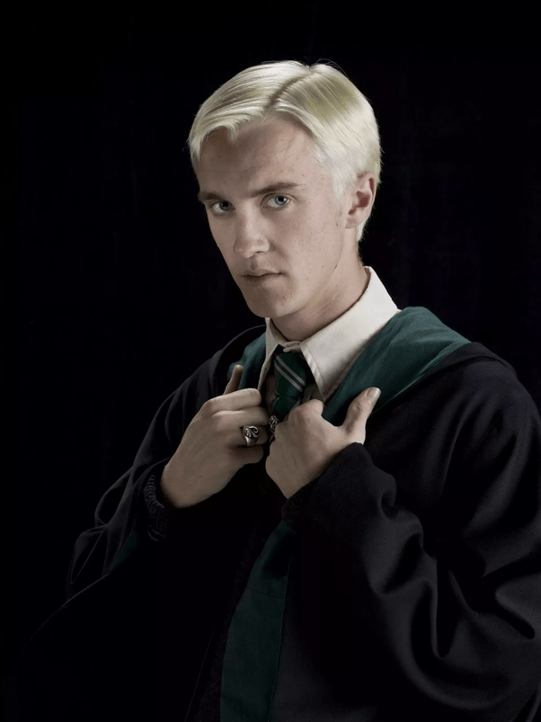 What were the real life ages of Harry, Ron, Hermione and Malfoy during