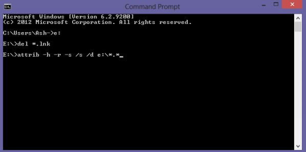 How to remove a shortcut virus permanently from my laptop