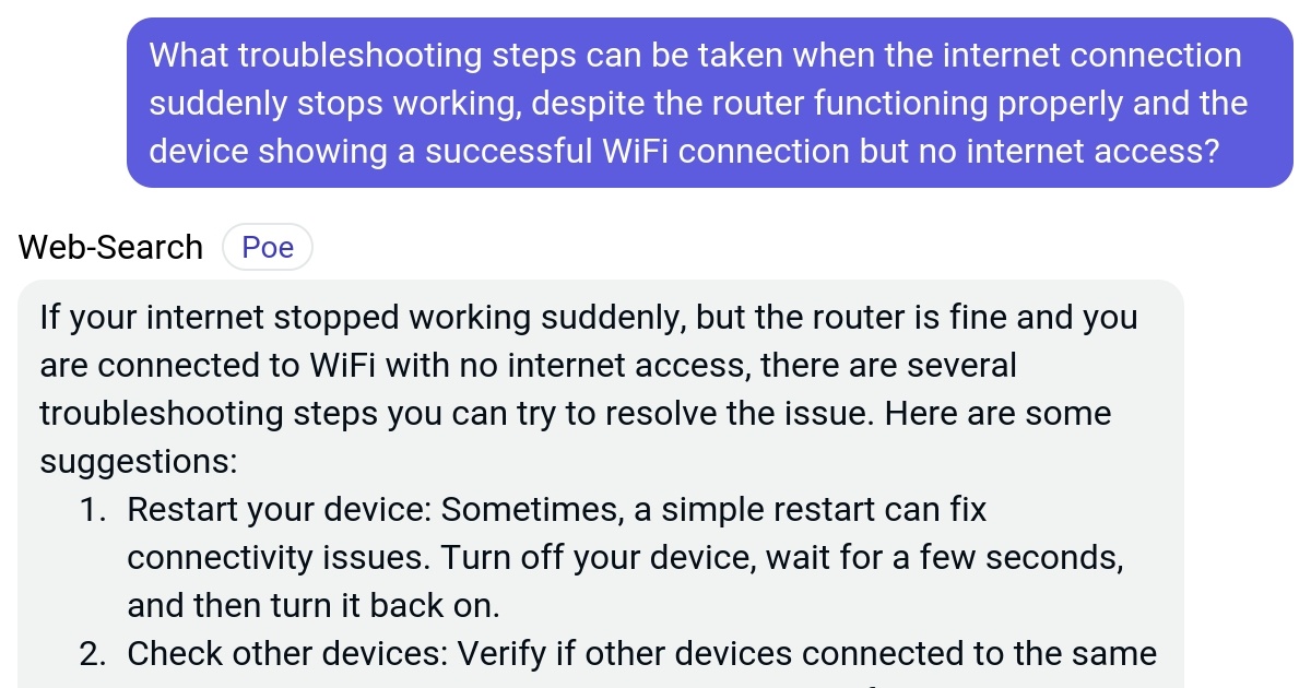 What troubleshooting steps can be taken when the connection