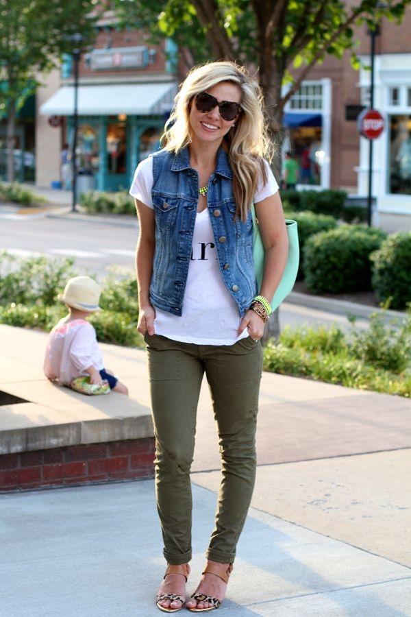 What colors look good with olive green pants? Quora