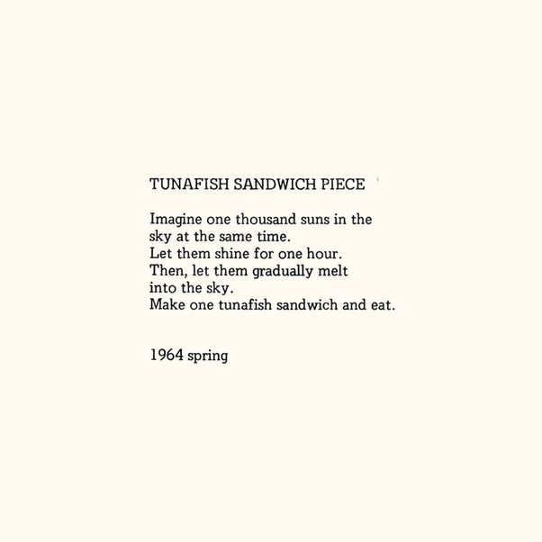 What is the context of the performance of Yoko Ono