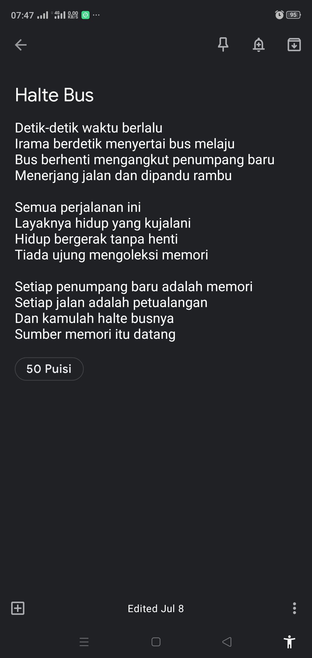 Bagaimana bisa seseorang menuliskan sebuah puisi dengan makna yang  tersembunyi? - Quora