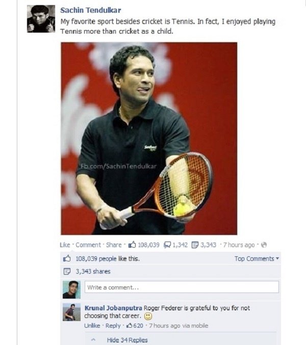 What are some funny comments on Facebook, Twitter or Quora