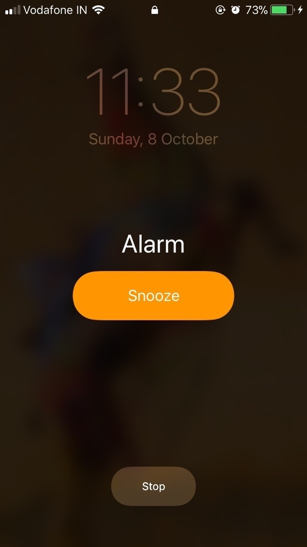 How to turn off the alarm when I wake up before it goes off on an