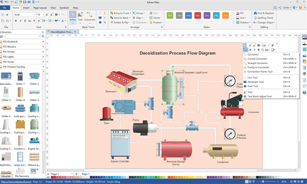 Is there any freeware or open source software for drawing a P & ID (piping & instrument diagram