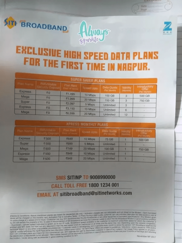What is the best unlimited broadband plan in Nagpur? Quora