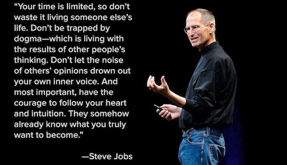 Why is Steve Jobs regarded as a good role model even though by most