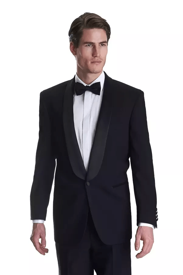 Is a black suit (as opposed to a tuxedo) adequate for a black tie event
