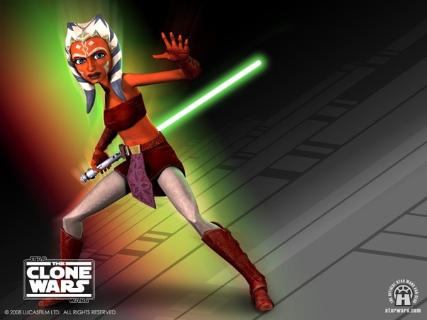 Why does Ahsoka wear suggestive clothing in Star Wars The Clone Wars