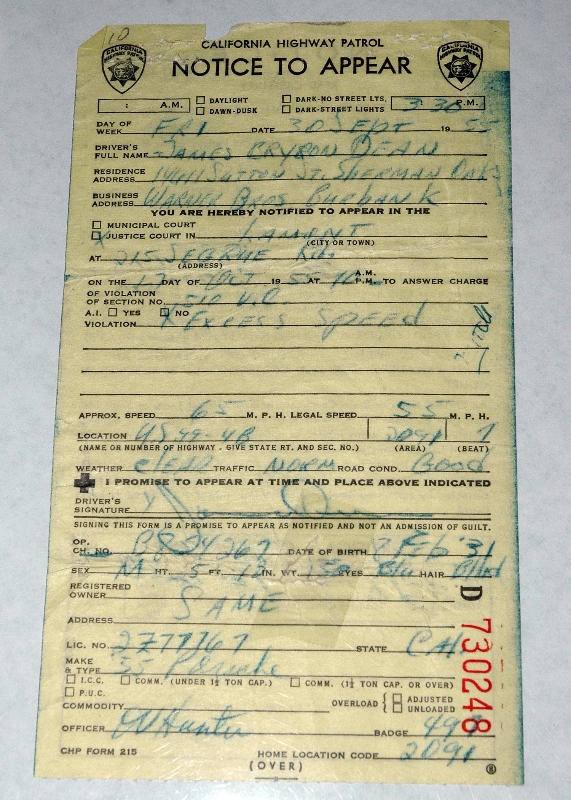 Was James Dean driving when he died? Quora