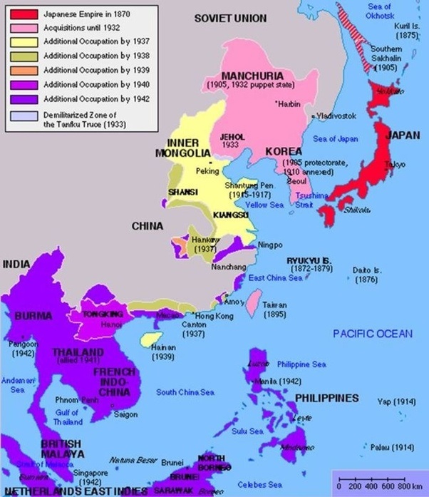 The Japanese Empire At Its Greatest Extent 1599x1040