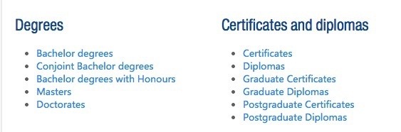 What is the difference between a degree, a diploma and a