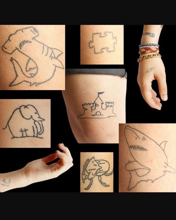 I'm thinking of doing a stick n' poke tattoo. How do I put the design I