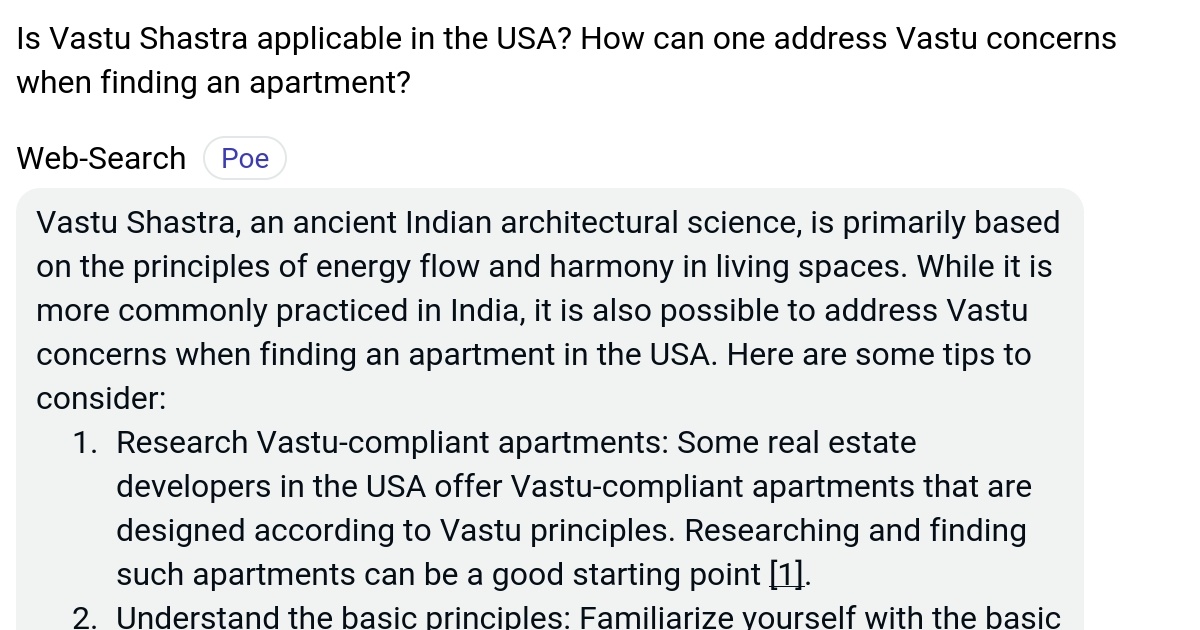 Is Vastu Shastra applicable in the USA? How can one address Vastu
