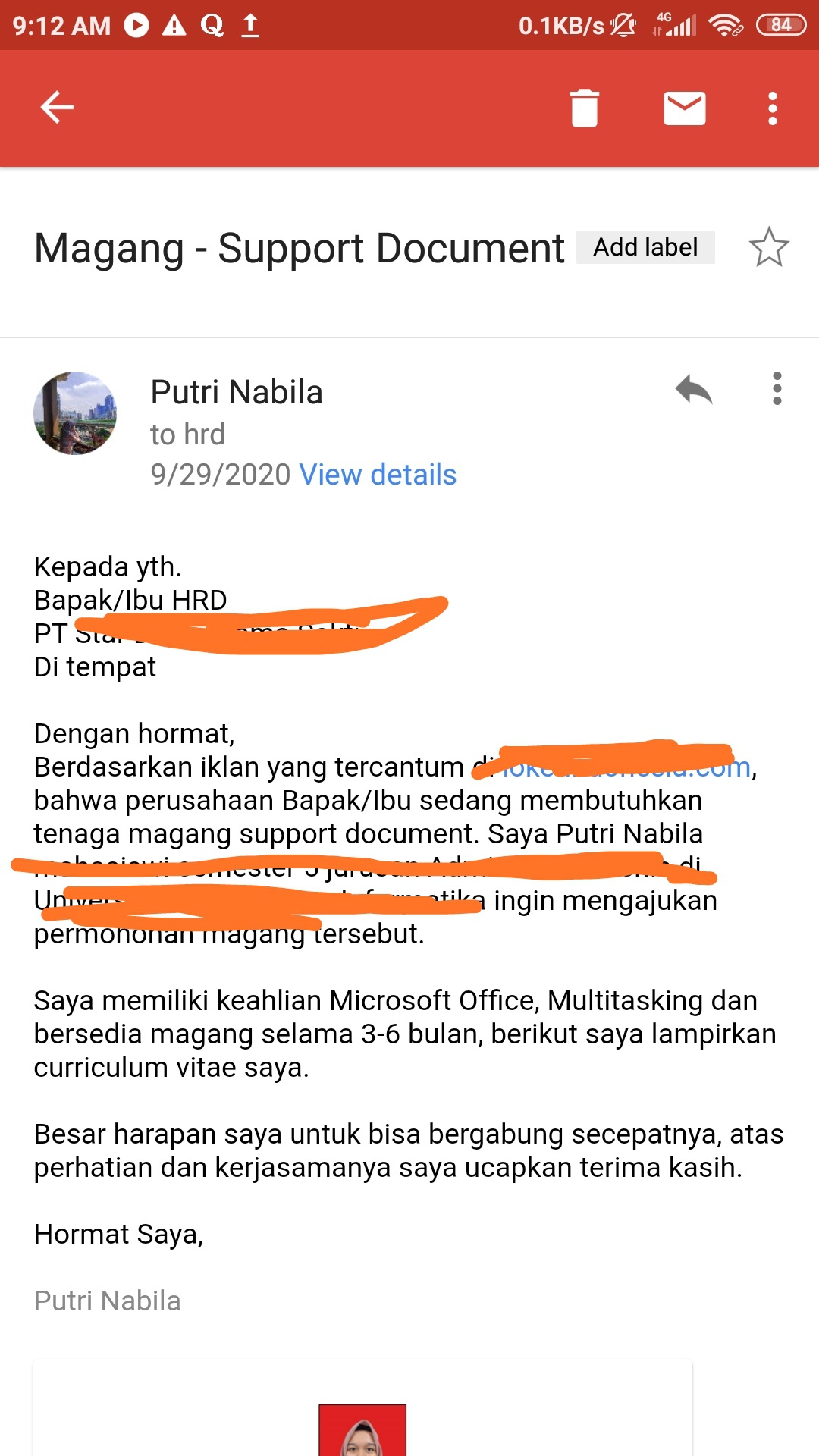 Mengapa sudah kirim email lamaran banyak tetapi tidak ada panggilan juga?  Cover letter sudah dipoles sebagus mungkin tetapi tetap tidak ada yang  berubah - Quora