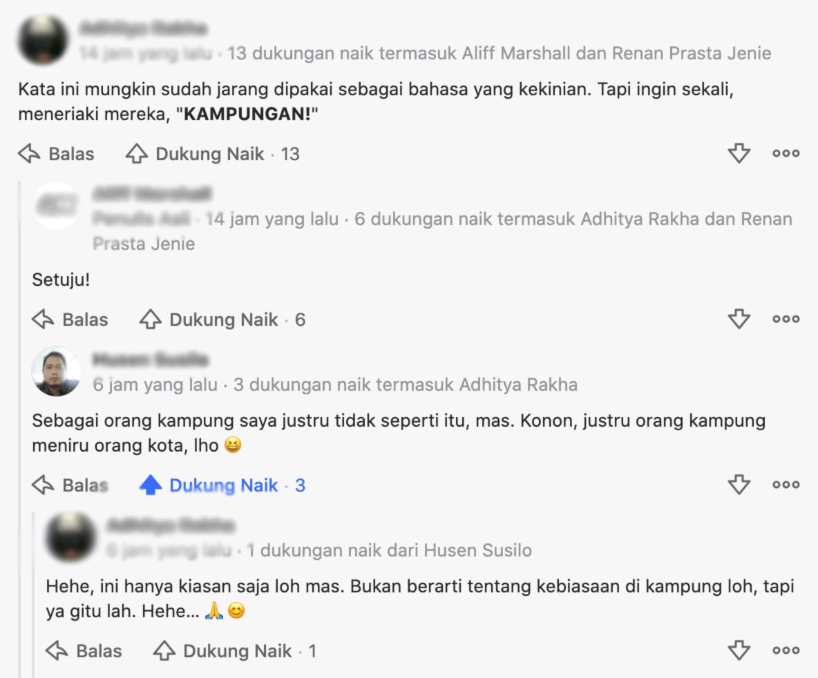 Apa arti dan asal kata &lsquo;Kampungan&rsquo;? - Quora