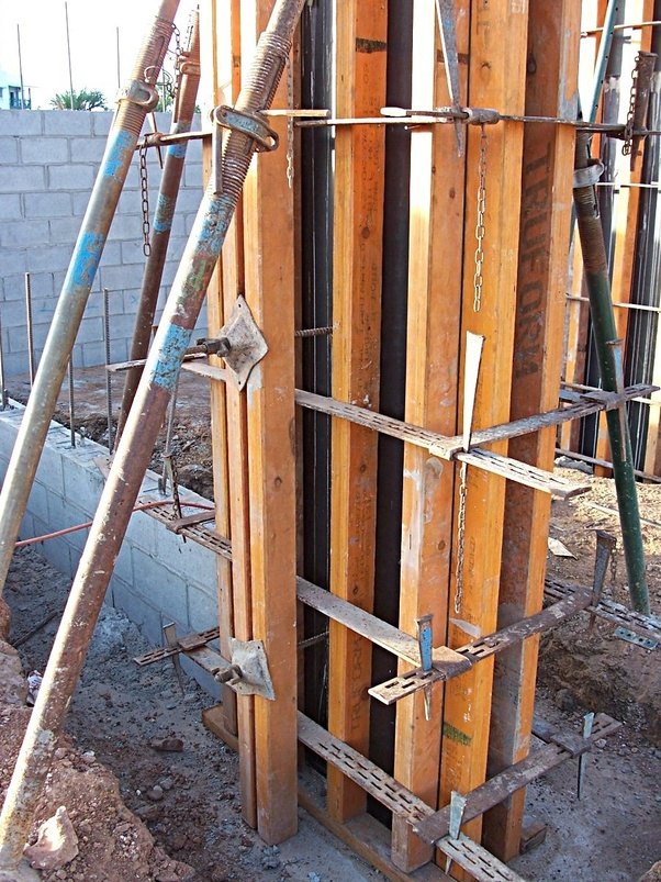 What is the difference between scaffolding, shuttering and framework as