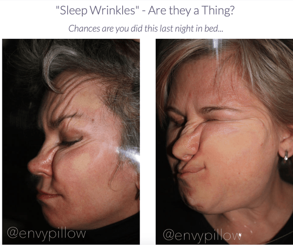Does your sleeping position affect the shape of your face