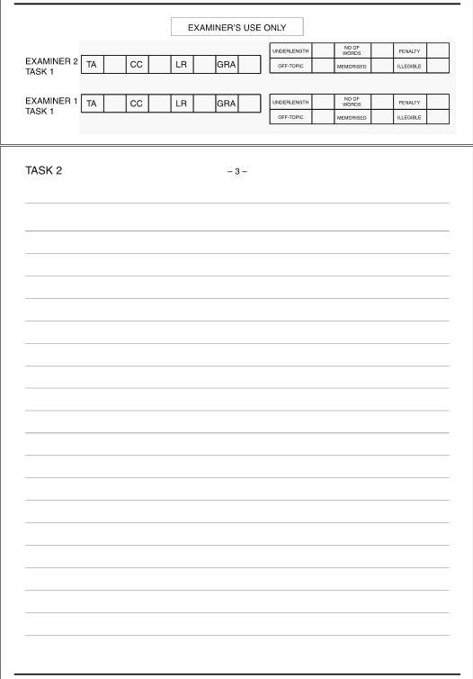 Task 2 answer sheet. Task 2 answer sheet