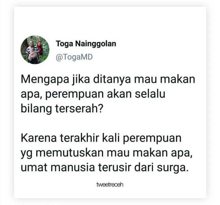 Bagaimana trik menghadapi orang/pasangan yang sering mengatakan &lsquo;terserah&rsquo;  saat ditanya? - Quora