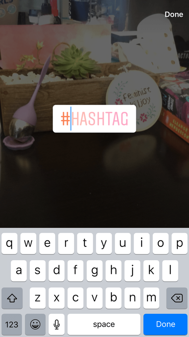 How to add hashtags to an Instagram story Quora
