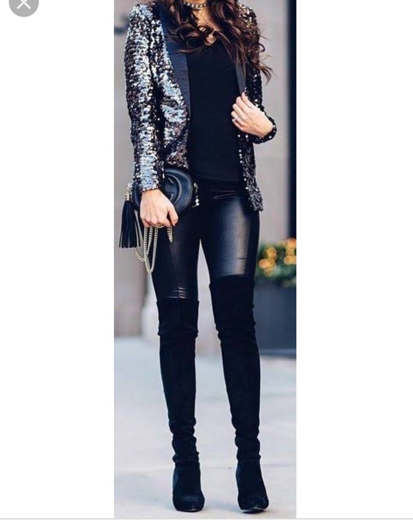 What can we wear over jeans or leggings in a winter party? Quora