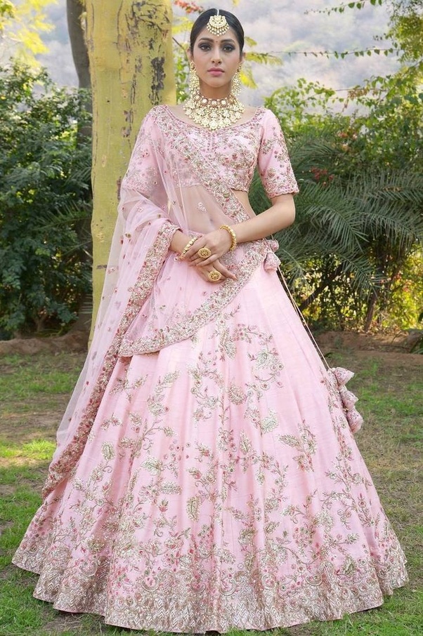 How does a lehenga look flared up? Quora