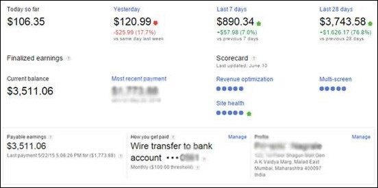 I have a blog with 5001,000 pageviews per day. How much could I earn