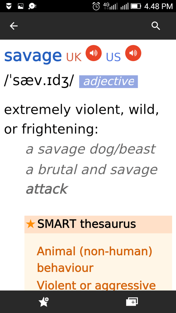 Savage Artinya The Job Letter