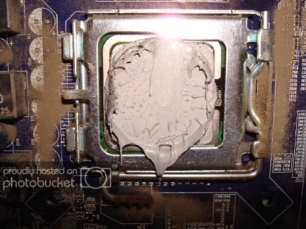 What would be result if I will put too much of thermal paste on