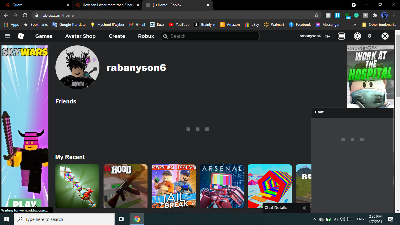 Bagaimana cara memakai lebih dari 3 topi di Roblox secara bersamaan - Quora