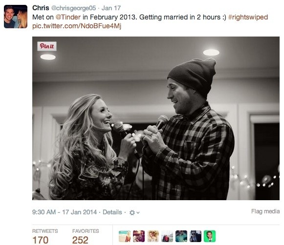 Has anyone been married through Tinder? Quora