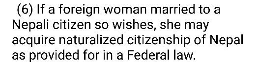 Is it true that, according to Nepal's new constitution, any Chinese