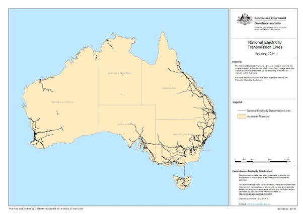 Do the Australian states and territories have a common electricity grid