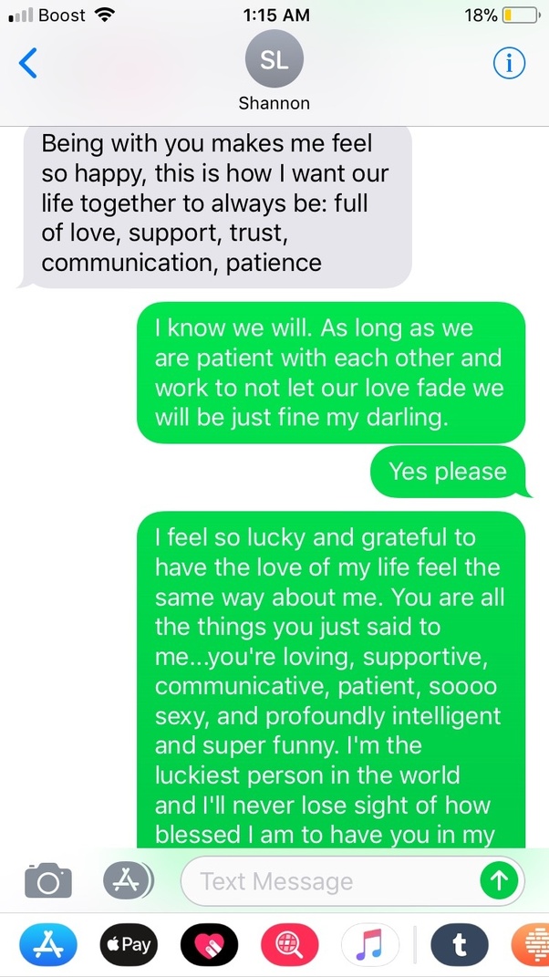 What was the last text message you sent? Quora